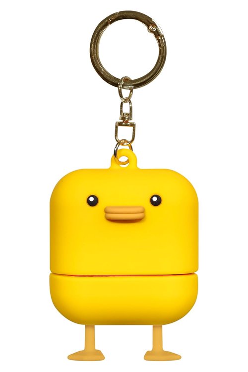 KAHI Airy Sun Stick Keyring - Waterproof Silicone Keychain Holder | Broad Spectrum SPF 50+ PA++++ Sunscreen (Duck)