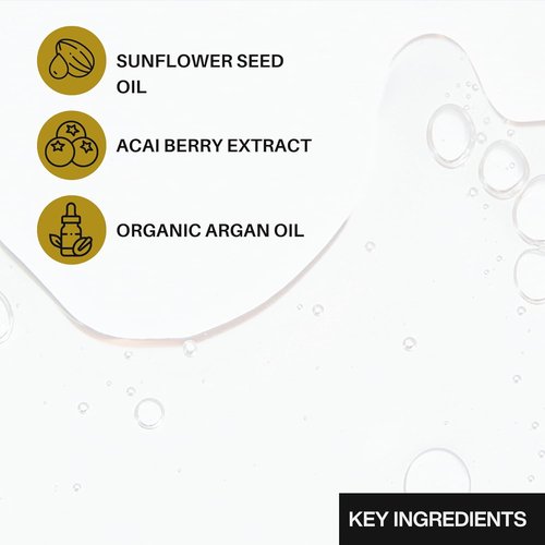 Cristian Rovere Signature Hair Serum - Organic Argan Oil & Acai Extract for Frizz Control - 1.7 Fl Oz