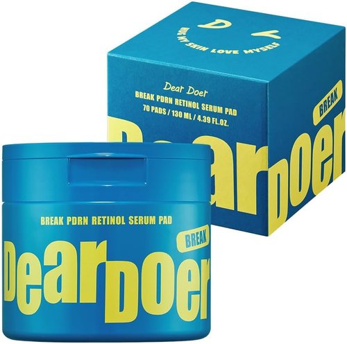 Break PDRN Retinol Serum Pad - Pore-Tightening Vegan Toner Pads with CICA & HAYAN PDRN - 70 Soothing Pads for Oily, Blemish-Prone Skin