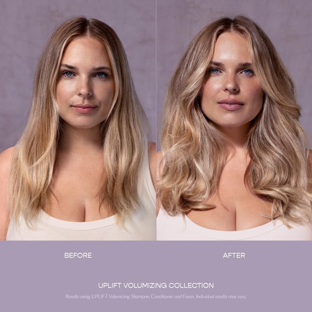 VEGAMOUR UPLIFT Volumizing Styling Foam, For fine, flat & thinning hair, Provides Volume & Resists Humidity, Non Sticky Formula, Bouncy Soft Hair