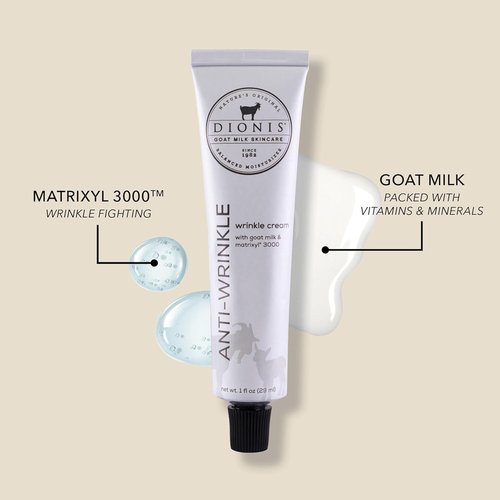 Dionis Goat Milk Anti-Wrinkle Cream - Matrixyl 3000 Formula for Youthful Skin | 1 fl oz