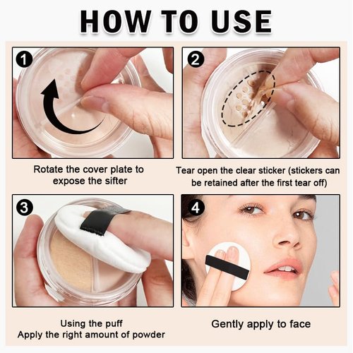 IONSGAKO Mineral Powder Foundation - Lightweight Buildable Coverage for Natural Makeup | 0.35 oz (Fair Light)