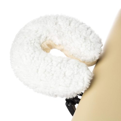 Saloniture Fleece Massage Table Face Cradle Cover - Soft, Comfortable Headrest Pillow