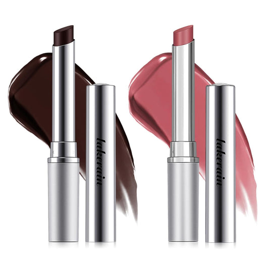 Skiennix Honey Lipstick - Tinted Hydrating Lip Balm for All Skin Tones | Moisturizing Black Cherry Tint (2PCS)
