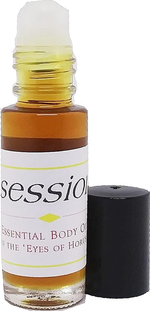 Obsession Scented Body Oil for Men - Roll-On Fragrance - Brown - 1/8 oz.