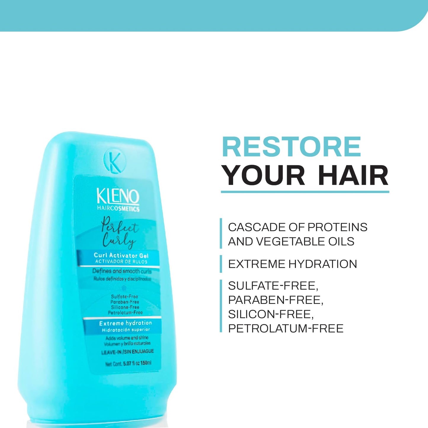 Skiennix Curly Activator Gel - Nourishing Hair Care Treatment | 150 ml