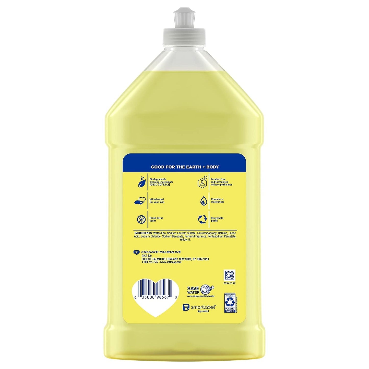 Softsoap Liquid Hand Soap - Refreshing Citrus Lemon Scent, 32 Fl Oz Refill