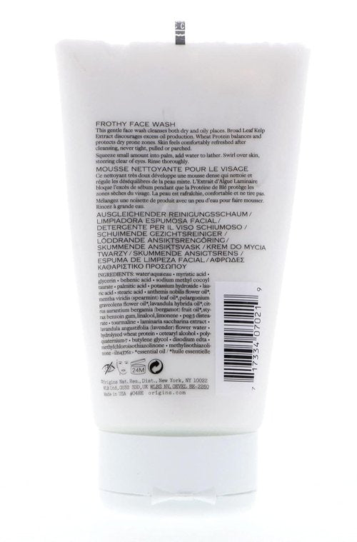 Origins Checks and Balances Frothy Face Wash - Gently Cleanses All Skin Types with Mint