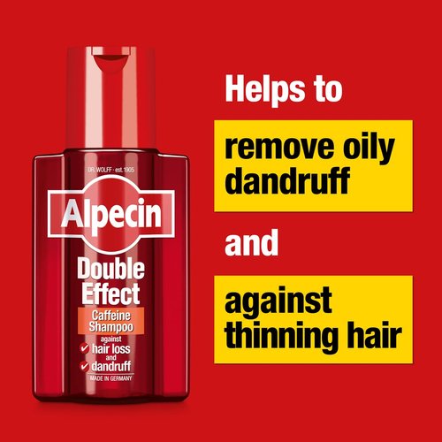 Alpecin Double Effect Shampoo - Powerful Hair Growth Formula | 200ml Size