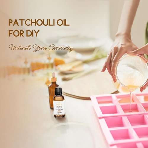 Patchouli Essential Oil - 100% Pure Natural Oil for Skin, Hair, Diffuser & DIY Projects | 1 Oz