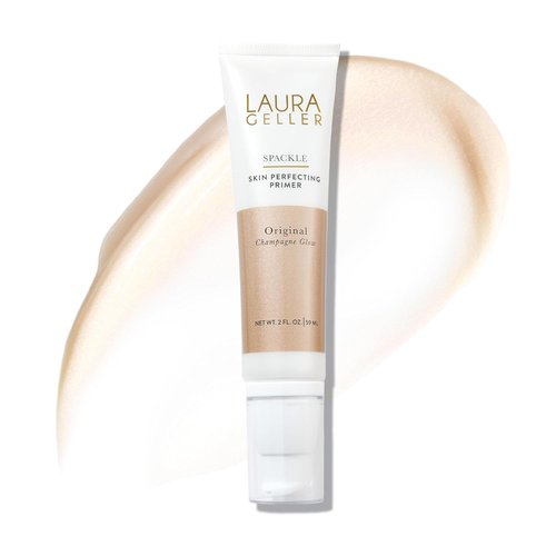 Laura Geller New York Spackle Primer - Champagne Glow - 2 Fl Oz Super-Size Hyaluronic Acid Formula
