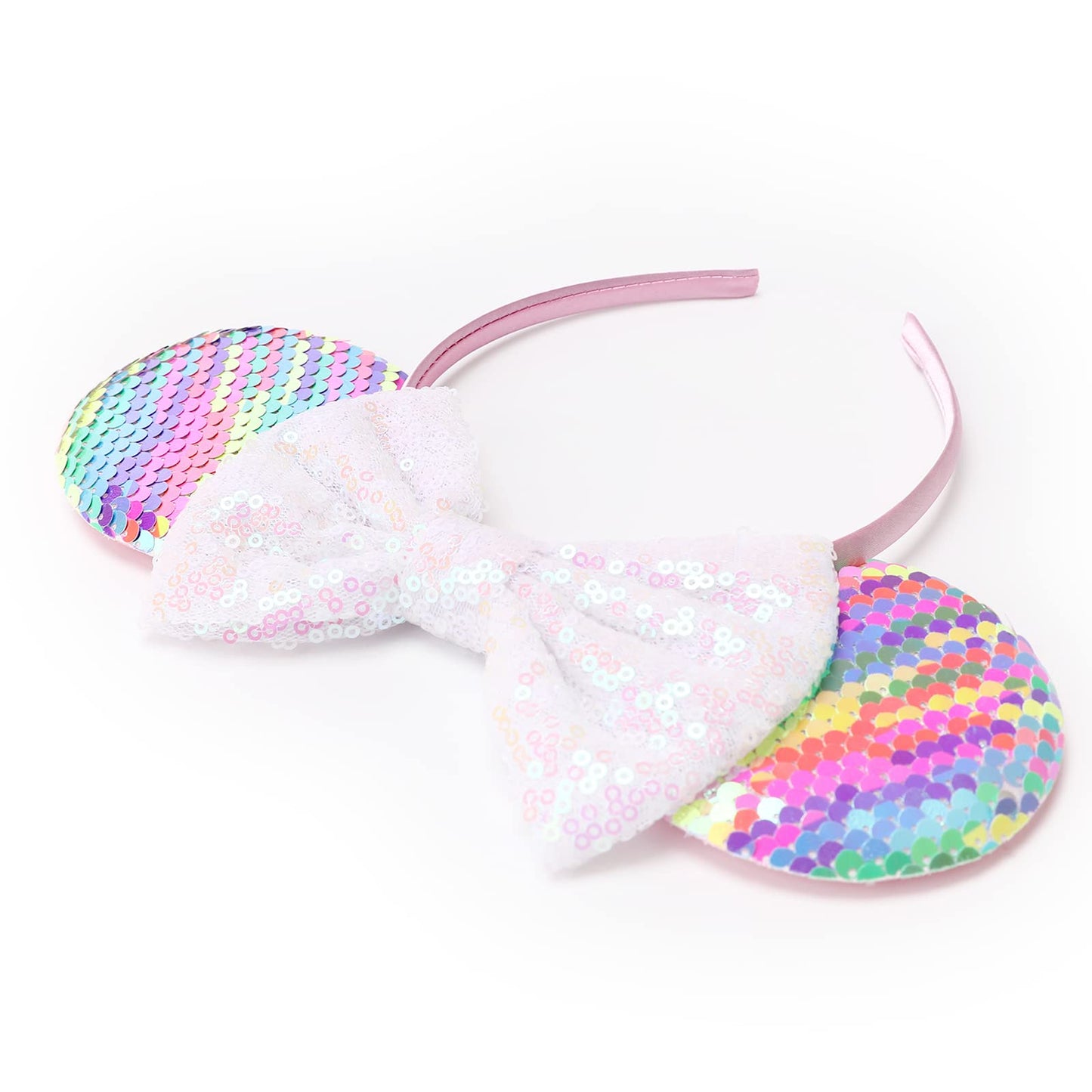 DRESHOW Mouse Ears Bow Headbands Glitter Party Decoration Cosplay Costume for Girls & Women