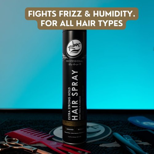 Rolda Extra Strong Hold Hair Spray - Matte Finish, Pro-Vitamin B5, Humidity Control | 13.52oz