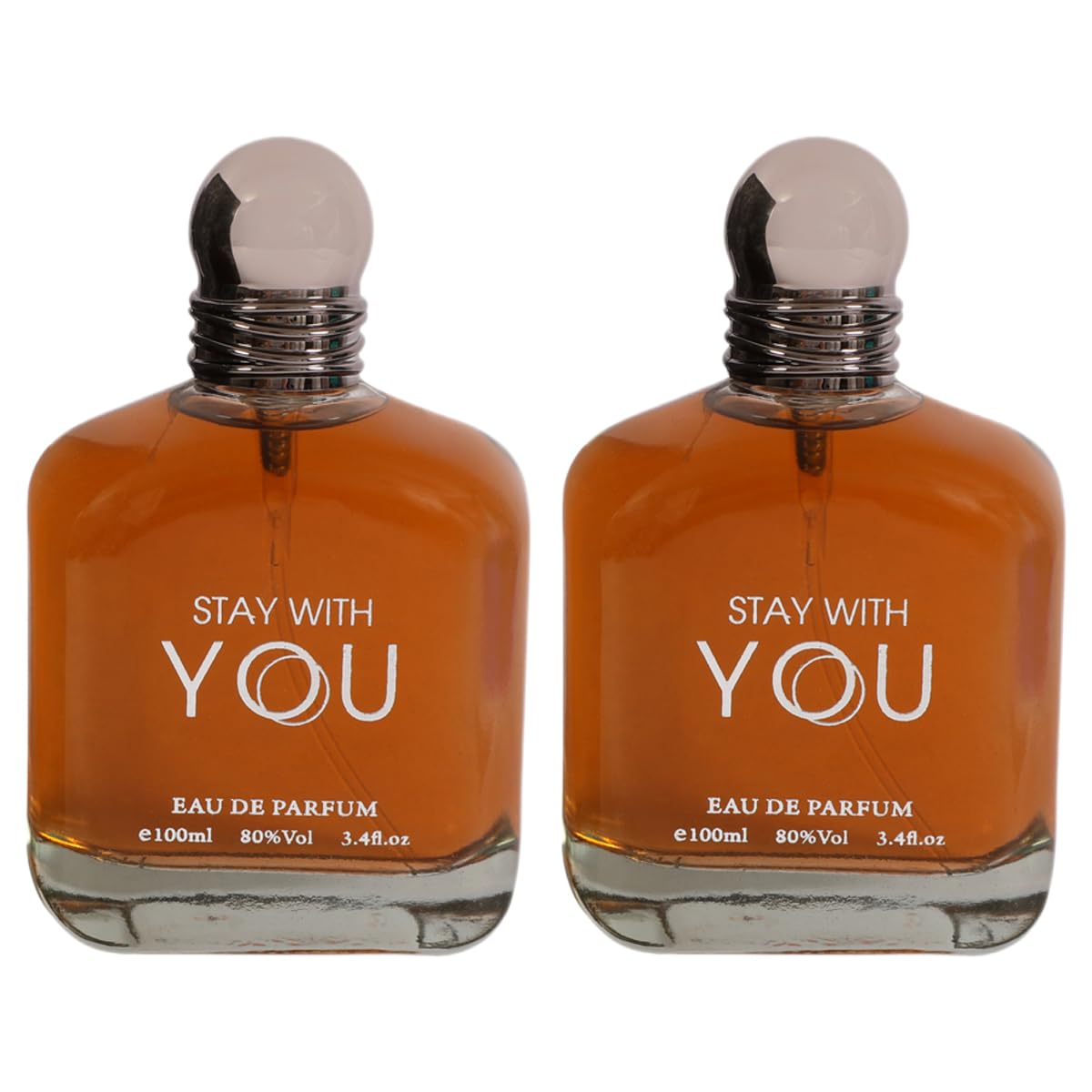 Stay With You Eau de Parfum for Men - Warm, Sweet & Smoky Cologne with Chestnut, Vanilla & Lavender - 3.4 Fl Oz / 100ml