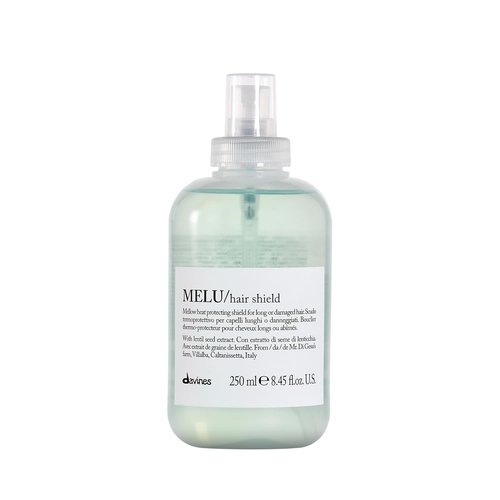 Davines MELU Hair Shield | Thermal Leave-On Conditioner for All Hair Types - Heat Protectant with Lentil Seeds, 8.45 Fl Oz