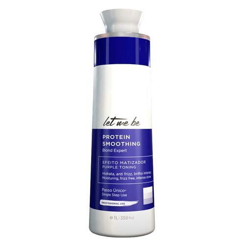 Let Me Be Blond Expert Purple Toning Mask - 1000ml | Protein Smoothing Treatment for Blonde Hair