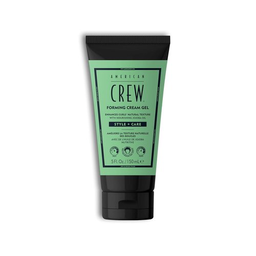 American Crew Forming Cream Gel - Hybrid Curl Defining Hair Cream for Men, 5 Fl Oz | Medium Hold & Anti-Frizz Protection