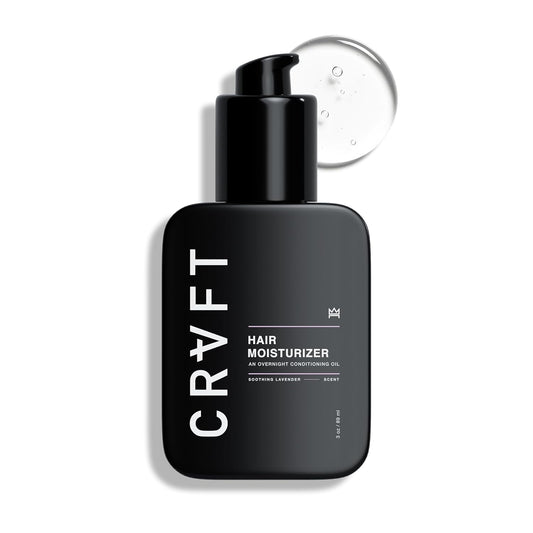 CRVFT Daily Leave-In Conditioner for Men - Nourishing Hair Oil for Dry & Damaged Hair | 3oz