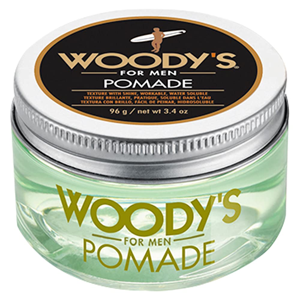 Woody's Hair Clay for Men – Matte Finish, Styling Pomade for Men Stronghold, Firm and Flexible Control, 3.4 oz. 2-Pack