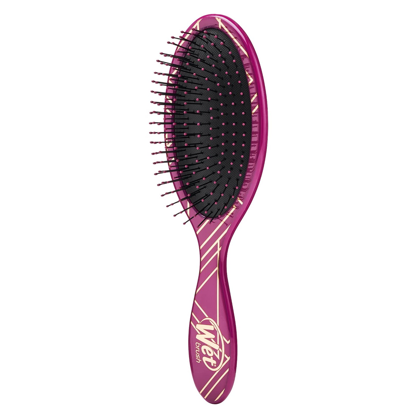 Wet Brush Original Detangler Brush - Free Spirit, Sangria - All Hair Types - Ultra-Soft IntelliFlex Bristles Glide Through Tangles with Ease - Pain-Free Comb for Men, Women, Boys and Girls