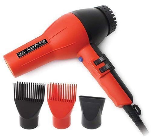 Annie Hair Dryer - Turbo Pro-2000 with Ceramic Technology for Fast Drying & Shine