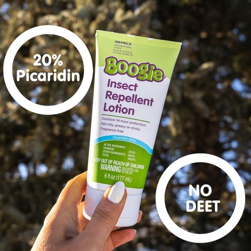 Boogie Insect Repellent Lotion, Keep Mosquitoes, Ticks and Flies Off, DEET Alternative Repellent