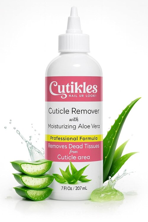 Regine Switzerland Cuticle Remover Gel - Professional Grade Formula with Aloe Vera | 7 Fl Oz for Nourished, Hydrated Cuticles