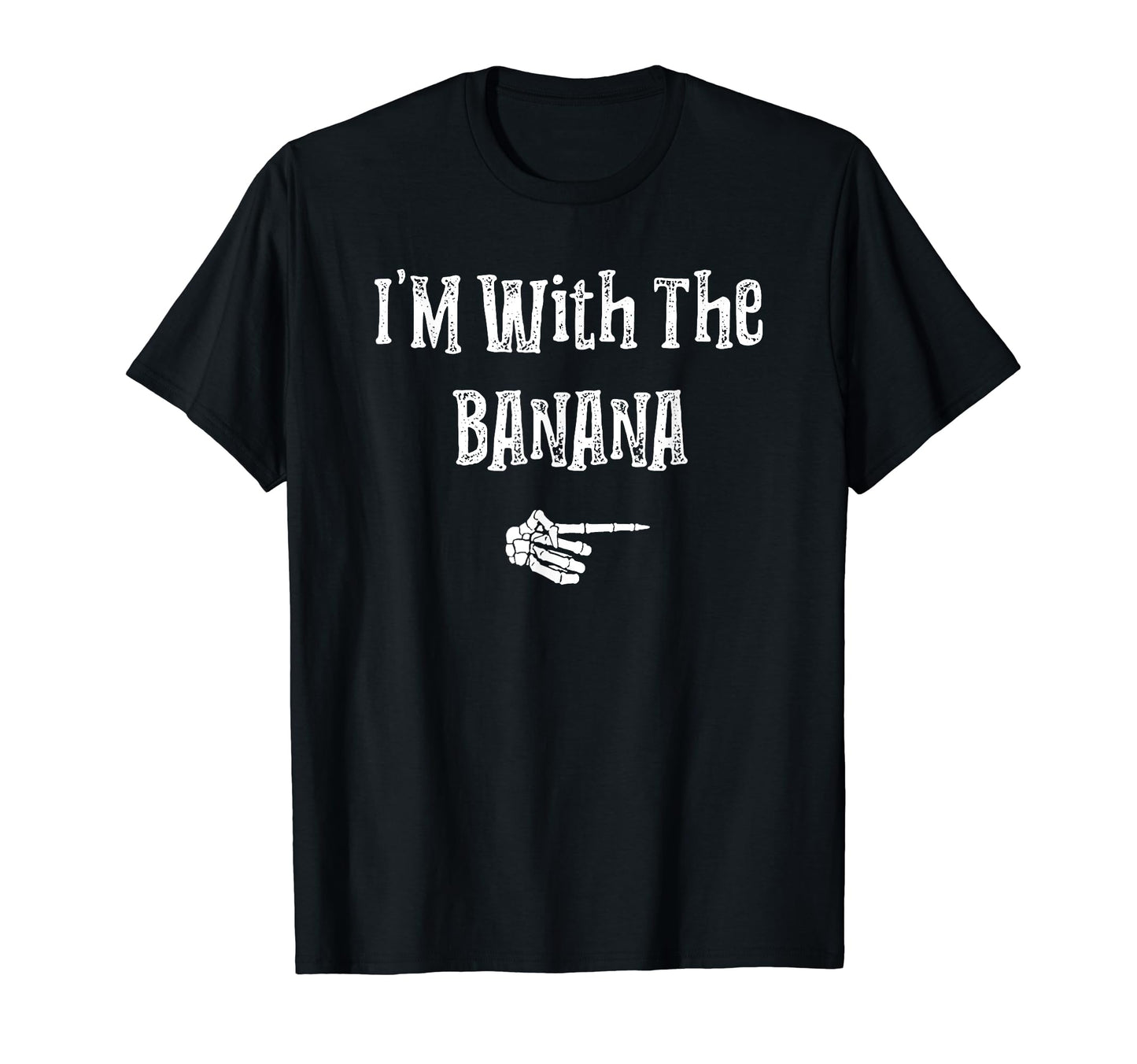 I'm With Banana Halloween Costume Funny Couples Matching T-Shirt