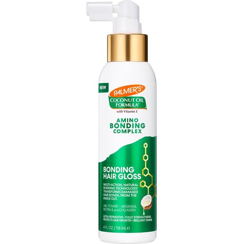 Palmer's Hair Shine Spray - Amino Bonding Complex with Coconut Oil & Vitamin E | Hydrating, Heat Protectant, 4 fl. oz