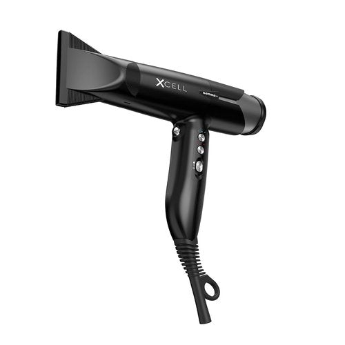 GAMMA+ XCell Ultra-Lightweight Hair Dryer - Digital Motor & Ionic Technology | Whisper Quiet, 12 Heat/Speeds