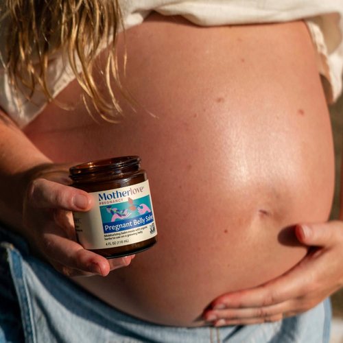 Motherlove Pregnant Belly Salve - Moisturizing Balm for Growing Bellies | Non-GMO & Organic Herbs (4 oz)