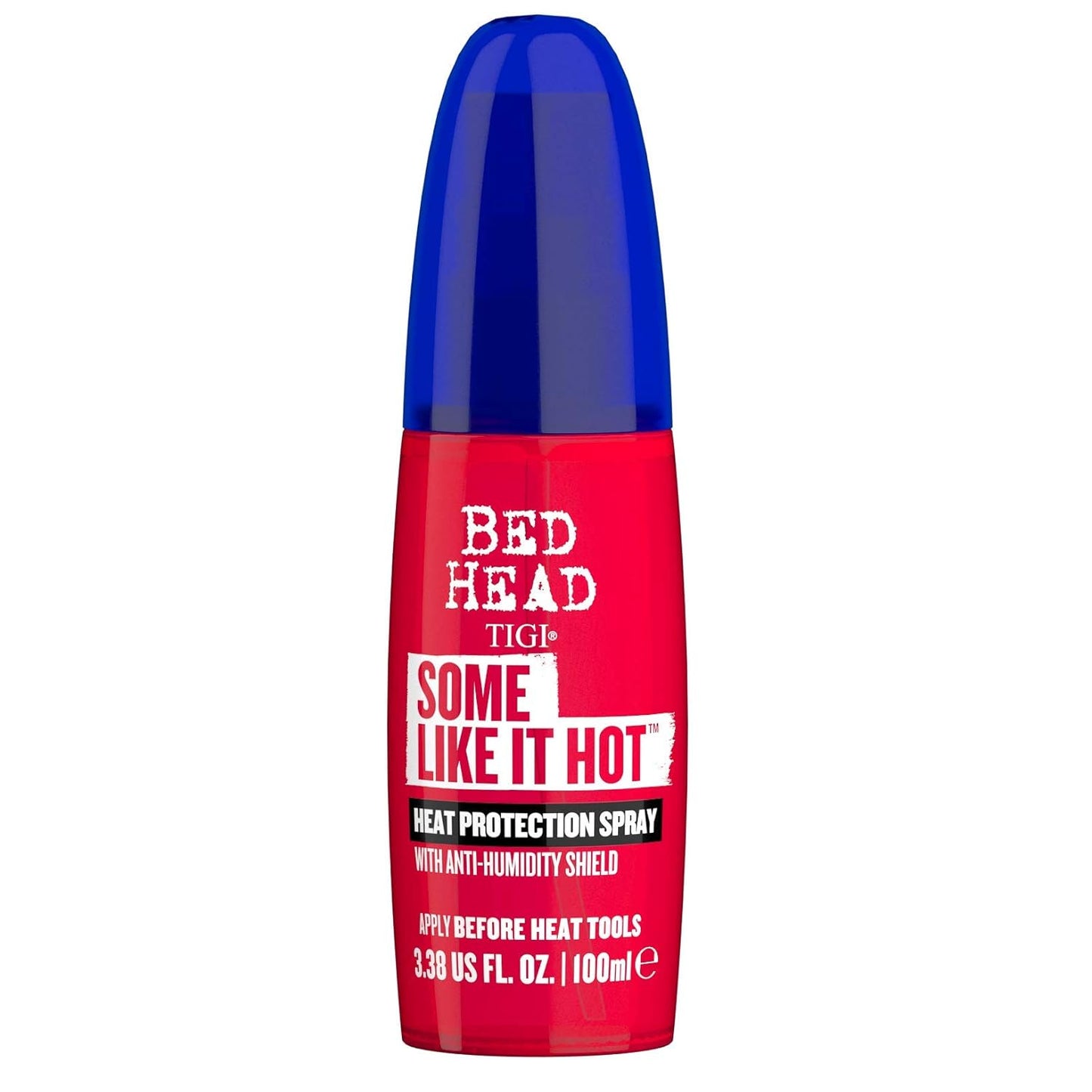 TIGI Bed Head Some Like It Hot Heat Styling Spray - Anti-Humidity Shield, Frizz Control | 3.38 fl oz