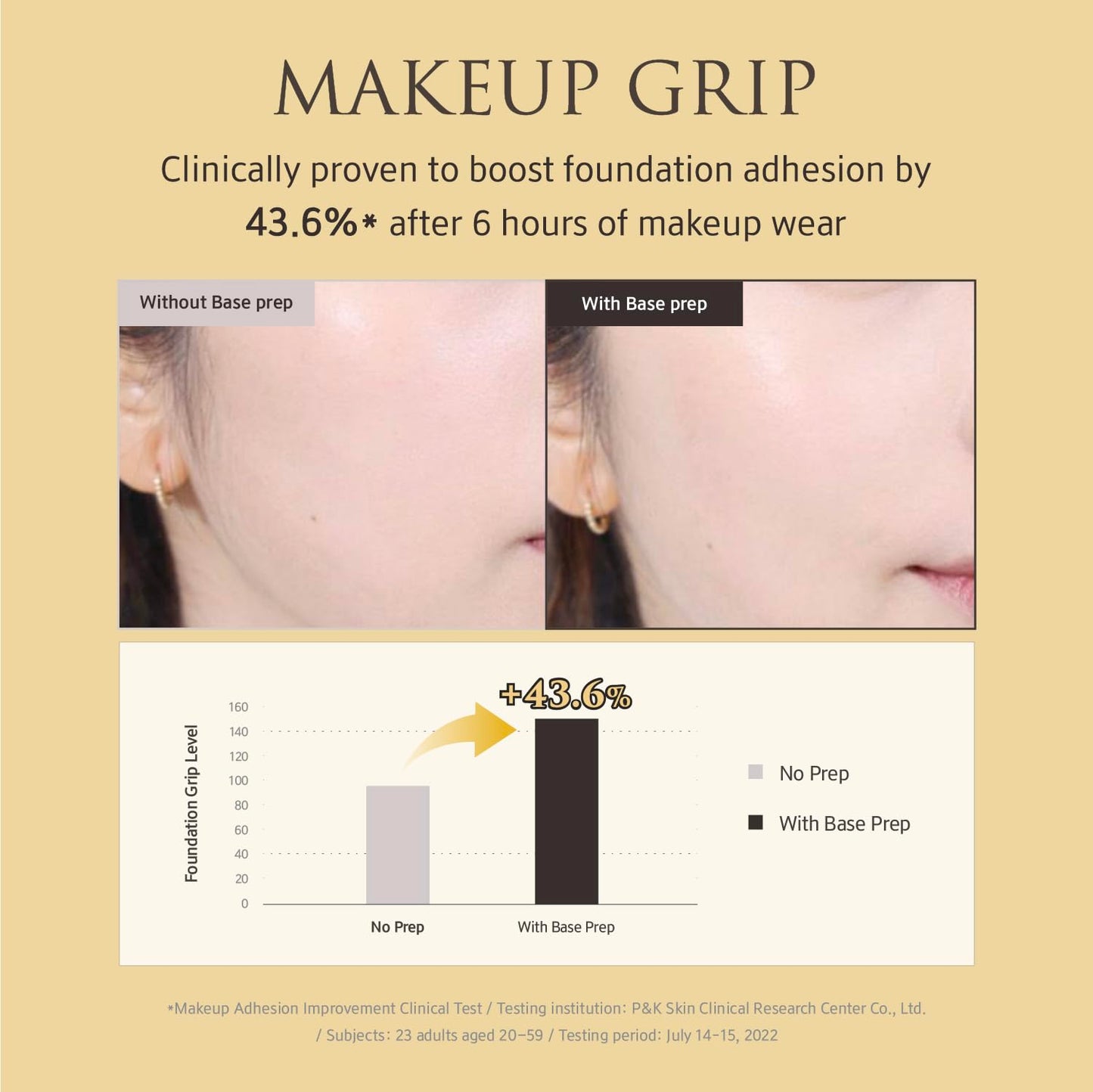 YUNJAC YUNJAC Base Prep (0.85 fl oz) - Grip Primer, Skin Perfecting Makeup Base for Korean Skin Prep. Silicone-Free, Serum Texture for Glowing, Flawless, and Long-Lasting Makeup