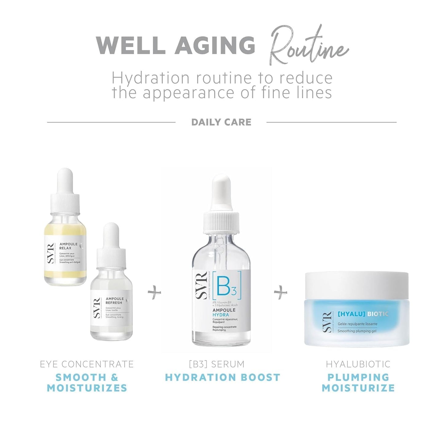 SVR HYALU Biotic Face Moisturizer - Intensive Hydration with Hyaluronic Acid & Probiotics | 1.7 fl. oz.
