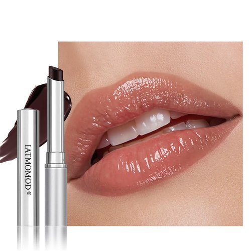 Black Cherry Nude Tinted Lip Balm - Sheer Hydrating Lipstick for All Skin Types | Long-Lasting Moisturizing Tint