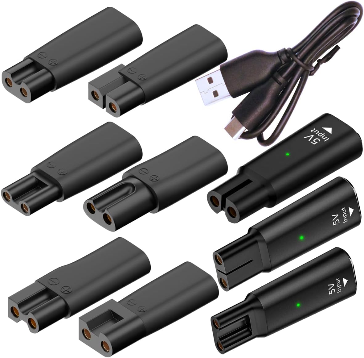 Skiennix USB C Power Cord - 10PCS Replacement Charger for Hair Clippers, Trimmers & Shavers | HQ8505