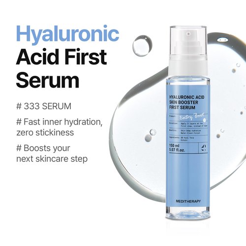Meditherapy Hyaluronic Acid Serum - Ultra Hydrating Face Moisturizer | 150ml for Glowing Skin & Anti-Aging
