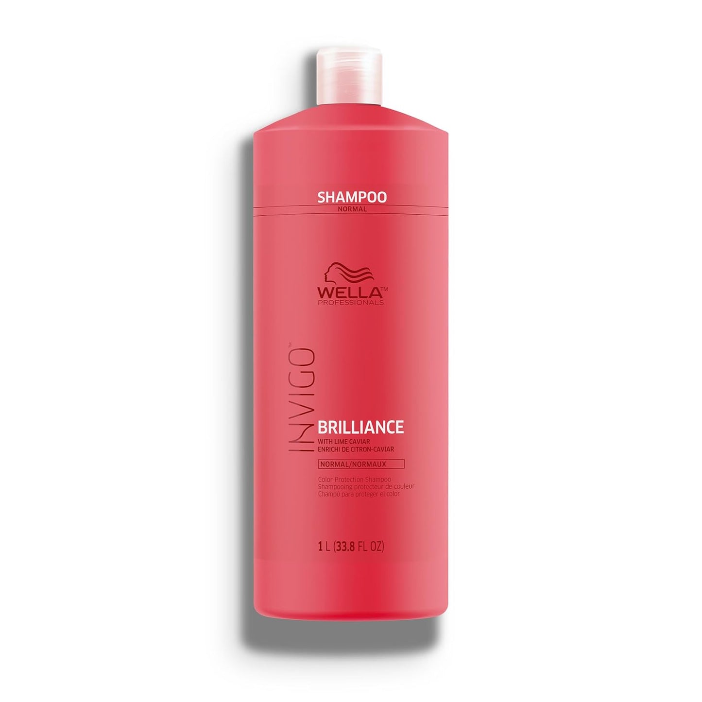 Wella Professionals Invigo Brilliance Shampoo - Intense Color Protection for Fine/Normal Hair | 33.8 Fl Oz