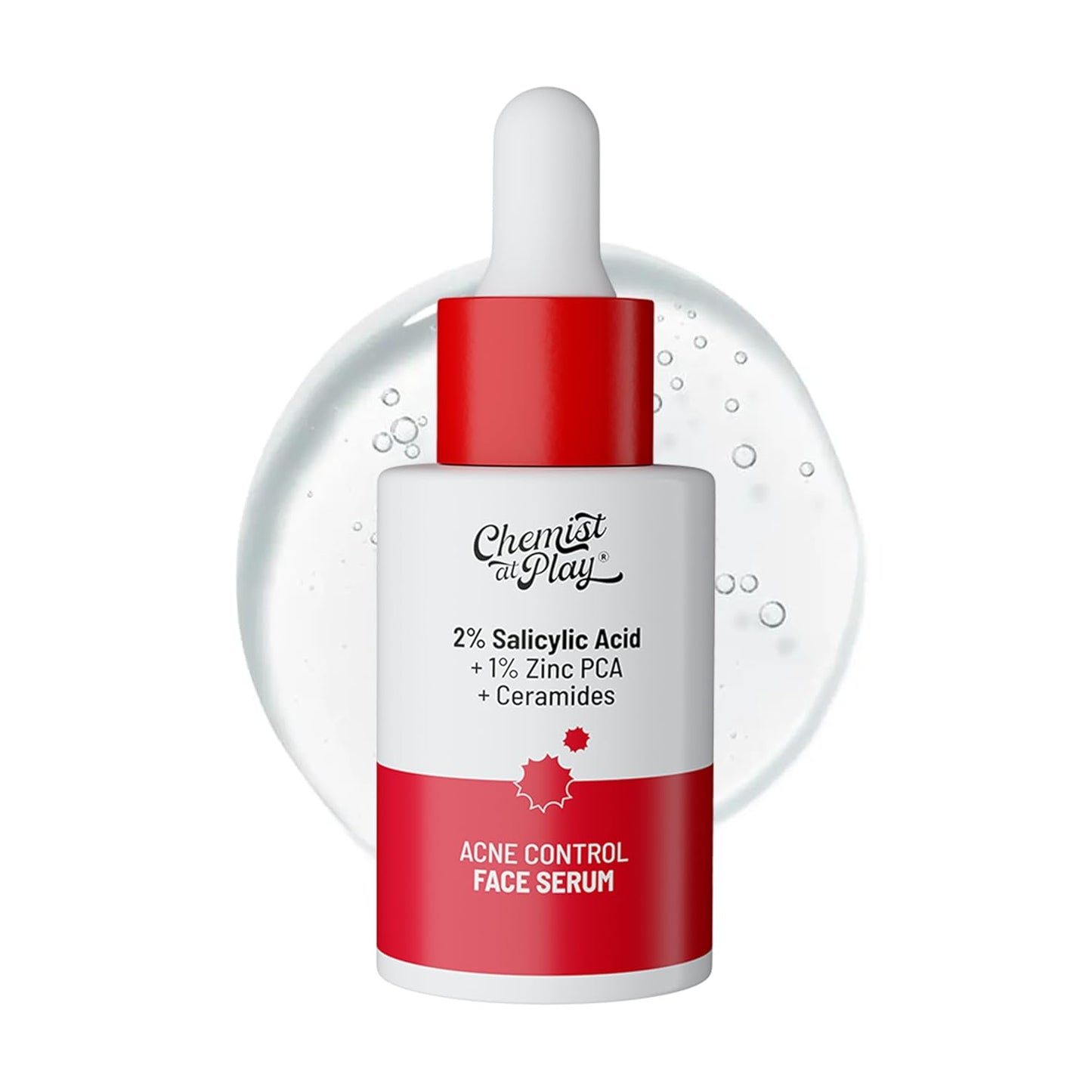 Chemist At Play 2% Salicylic Acid Face Serum - Treats Acne & Controls Oil | Fades Marks | 30ml