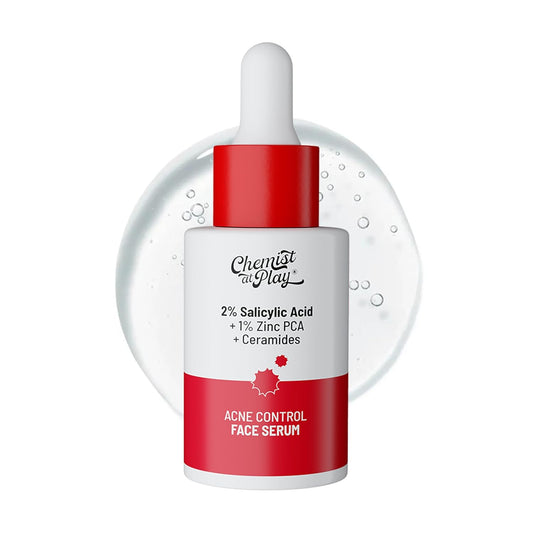 Chemist At Play 2% Salicylic Acid Face Serum - Treats Acne & Controls Oil | Fades Marks | 30ml
