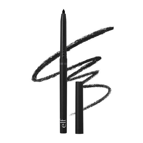 e.l.f. No Budge Retractable Eyeliner - Creamy, Ultra-Pigmented & Waterproof - Bold Black Color