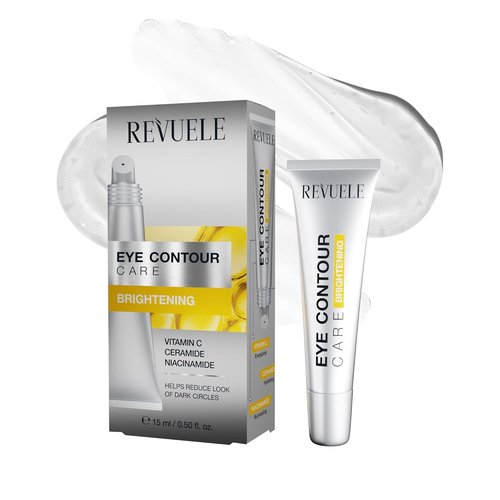 REVUELE Brightening Gel for Dark Circles - Hydrating & Smoothing Under-Eye Cream, 15 ml