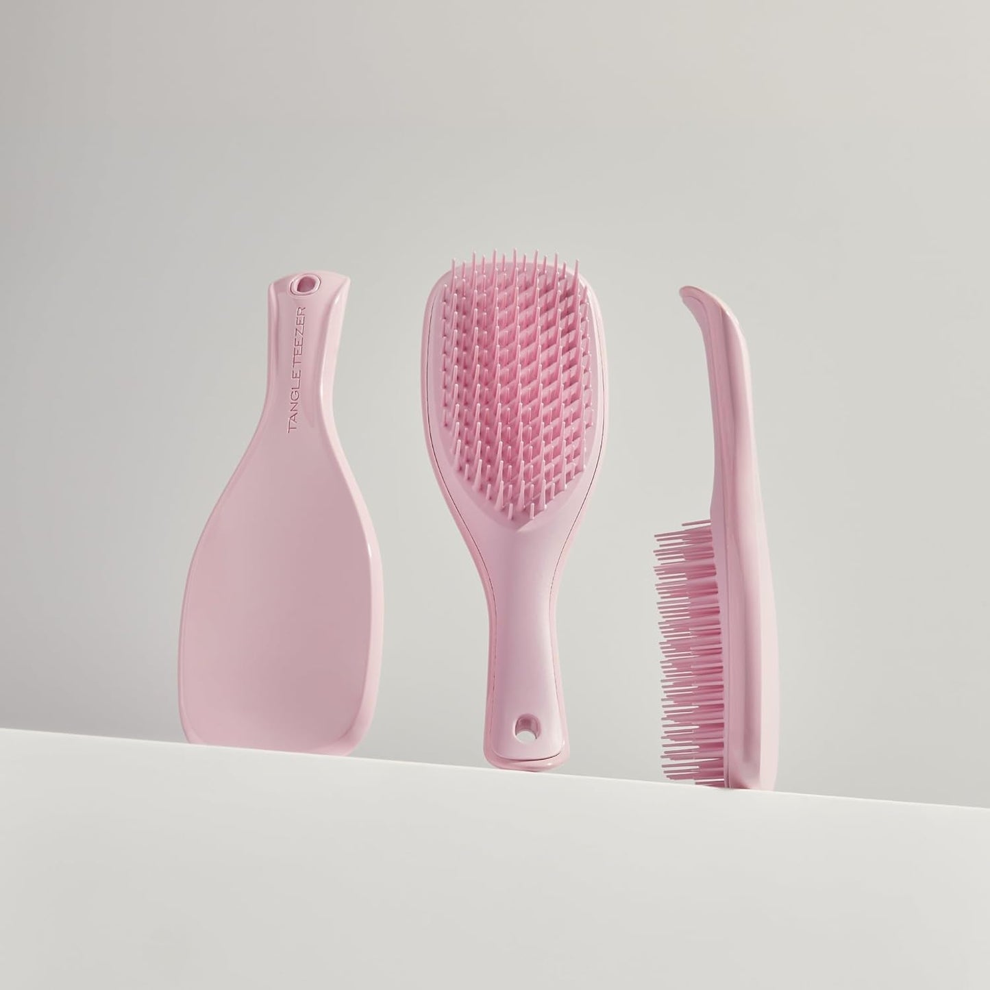 Tangle Teezer Ultimate Detangler Brush - Travel-Size Mini Hair Brush for Straight to Wavy Hair, Millennial Pink