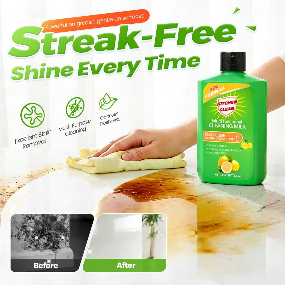 Skiennix Multifunctional Cleaner - Powerful Concentrated Cleaning Milk for Kitchen & Bathroom (1 Piece)