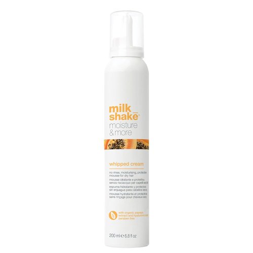 Milk_Shake Moisture & More Whipped Cream - No Rinse Hair Moisturizer Foam | Boost Shine & Softness | 6.8 fl oz (200 ml)