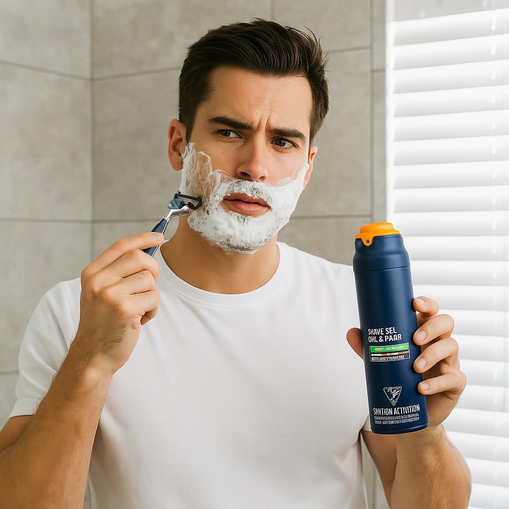 Skiennix Fragrance-Free Shaving Gel - Sensitive Skin Protection, Hydrating Aloe Formula, 7 oz