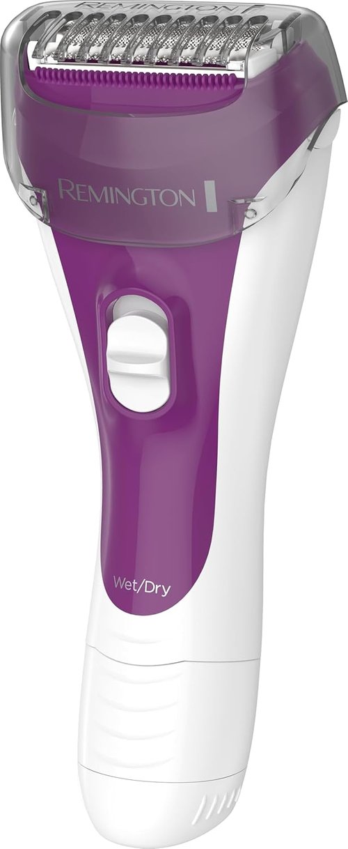 Remington Smooth & Silky Electric Shaver - 3-Blade Battery Operated Foil & Bikini Trimmer | Wet/Dry Use