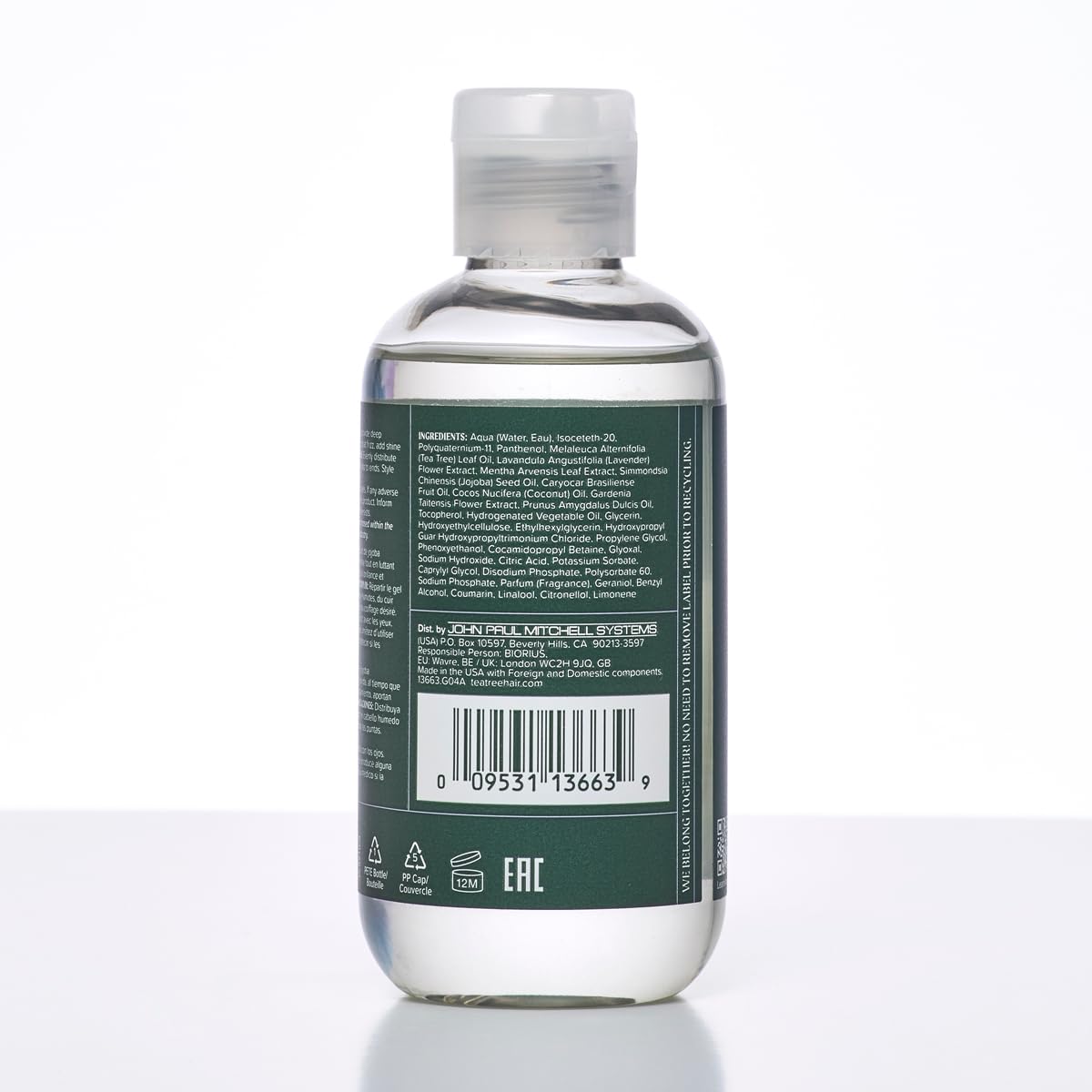 Skiennix Tea Tree Lavender Mint Defining Gel - Lightweight Frizz Control for Coarse, Curly Hair