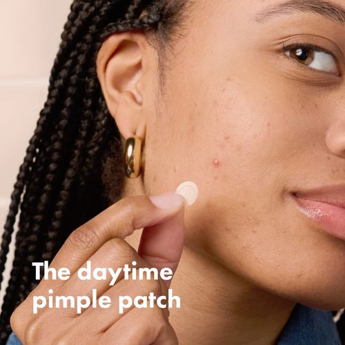 Mighty Patch™ Invisible+ Acne Pimple Patches - Ultra Thin Hydrocolloid Stickers for Face (24 Medium, 15 Small)