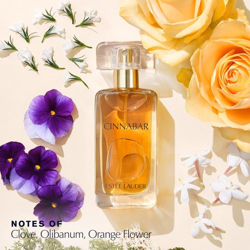 Estée Lauder Cinnabar Eau de Parfum Spray - Floral Jasmine & Clove Notes | 1.7 Fl Oz Women's Fragrance